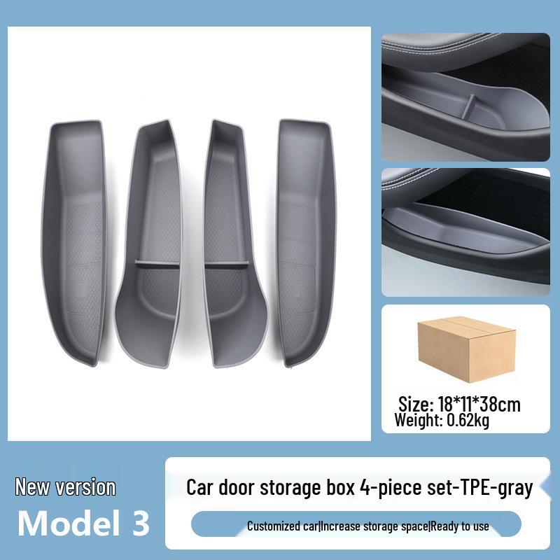 Tesla Model 3 Refresh Door Storage Box Organizer