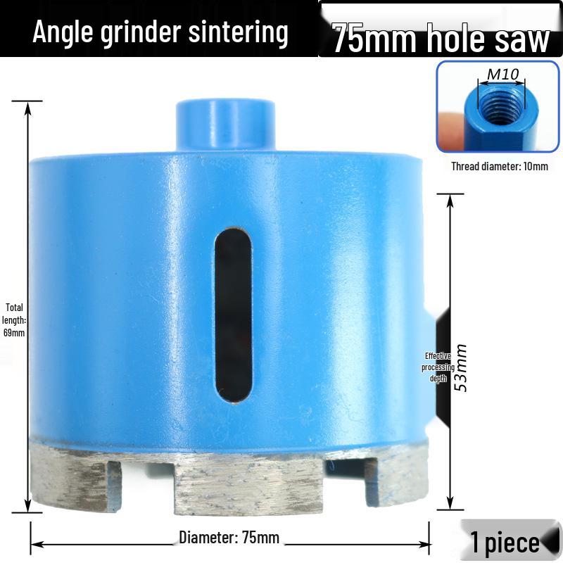 Sintered Diamond Hole Saw for Marble, Stone, Glass, Tile, and Granite