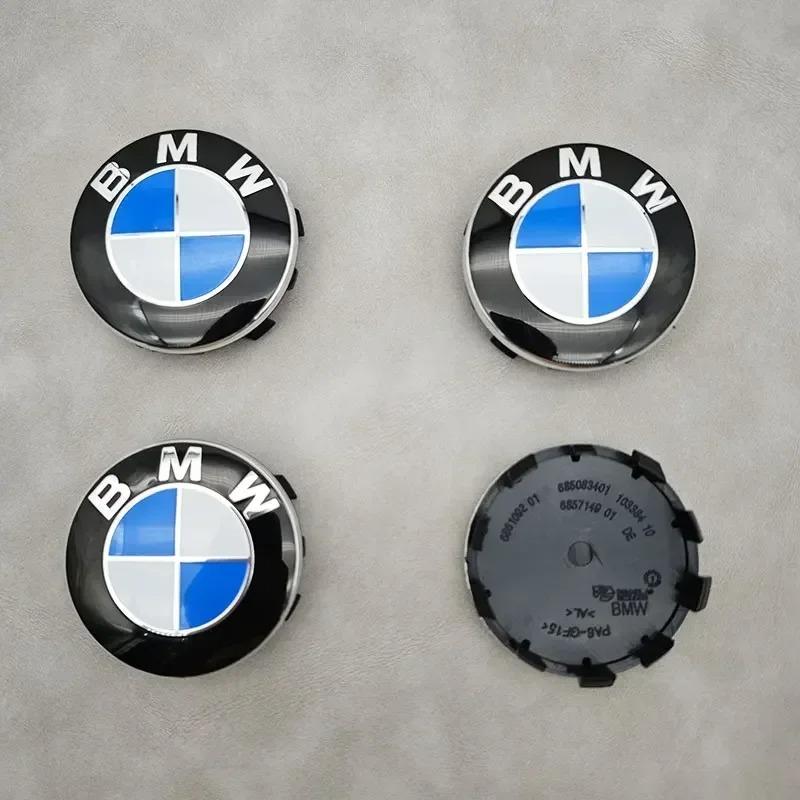 

BMW GROUP 4 шт. 56 мм 68 мм Ковпачки центральних дисків коліс автомобіля для BMW M M5 E39 E46 E60 E90 F01 F10 F30 G01 G20 G21 G30 G11 F15 X5 X3