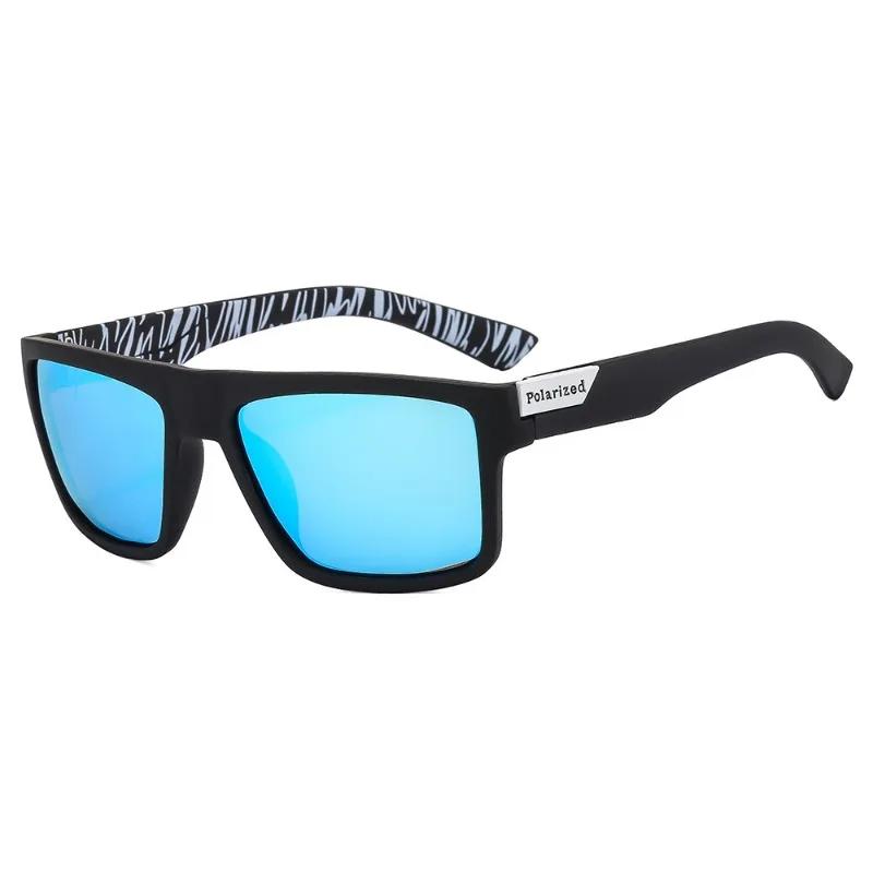 Summer New Mens Driving Sunglasses UV400 Polarized Sports Windproof Eyewear for Outdoor Cycling Running