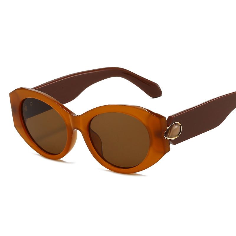 Vintage Round Sunglasses for Women Men Circular Sun Glasses Female Oval Eyewear for Male Female Eyeglasses