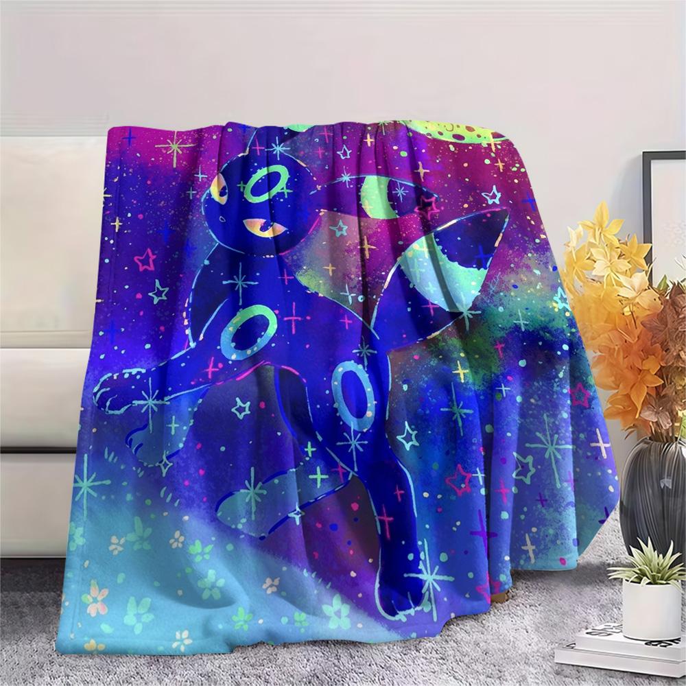 Pokemon Print Flannel Blanket, Ultra Soft High Quality All Seasons Warm Throw, Home Decor Cozy Blanket, Perfect Christmas Gift