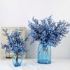 New Year Silk Petals Artificial Flowers Long Stems Branch Design Fake Flowers Multicolor Flower Bouquets Wedding Decoration
