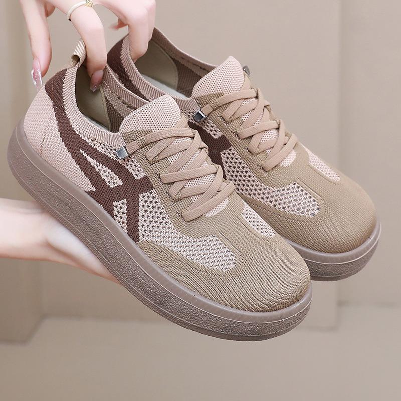 Shoes women's soft sole non-slip breathable light lazy shoes fashion casual mesh comfortable one pedal