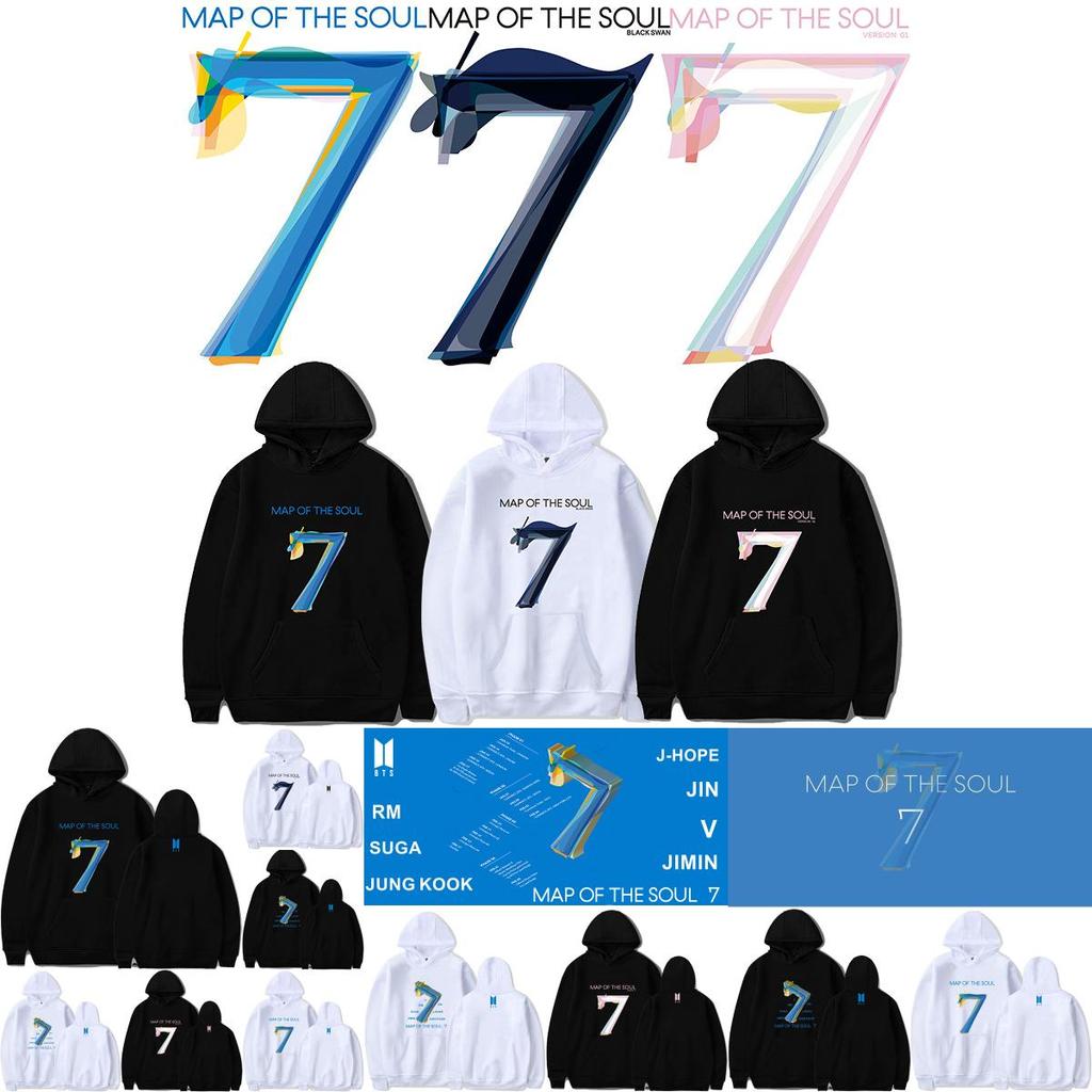 Bts Kpop Of The Soul7 Bangtan Boys Hoodie Coat Pullover Top Sweatshirt