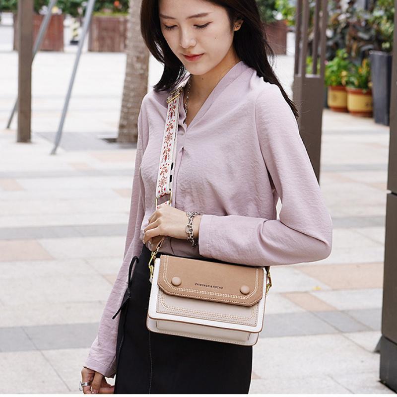 Fashionable Yellow Crossbody Bag Ladies Stylish Small Purse For Women Magnetic Closure Shopping Casual Shoulder Bags