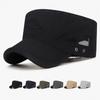 Polyester Sun Hat Quick Drying Summer Visor Hat New Flat Peaked Cap  Unisex