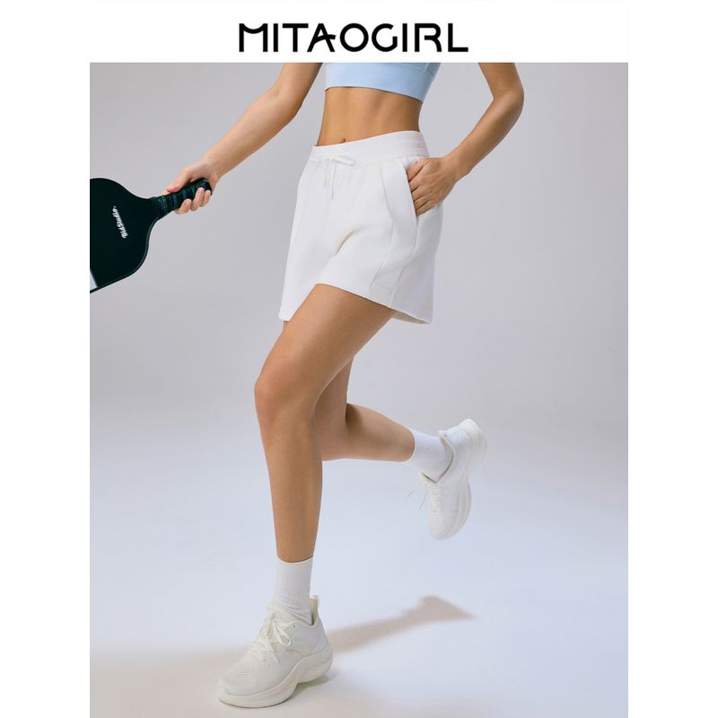 Mitaogirl Kendall Sports Shorts Women Loose Running Fitness Pants Fitness Yoga Leisure Slimming Short-length Pants