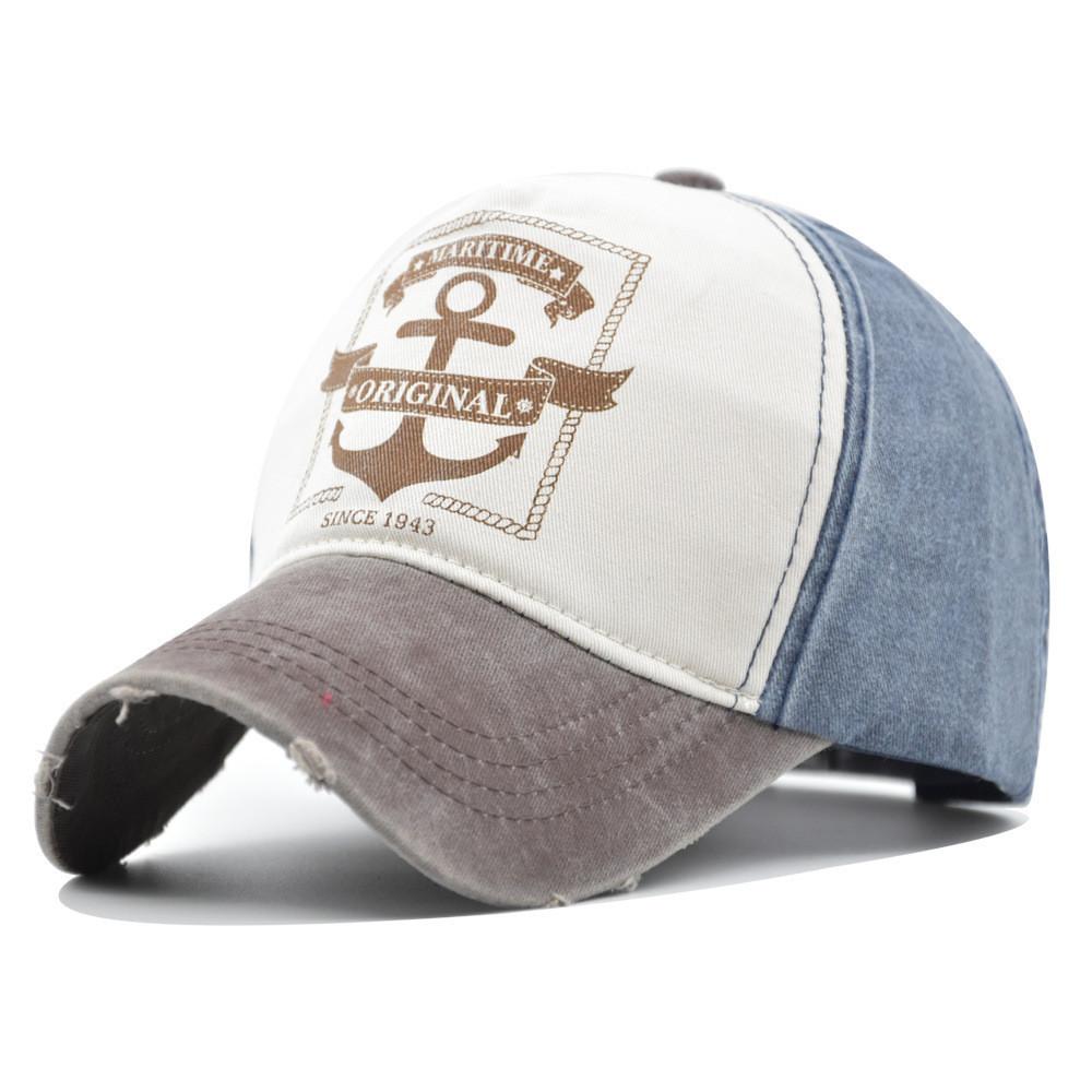 Embroidered 3d Letter Baseball Hat Vintage Duck Tongue Hat Breathable Sunshade
