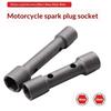 Spark Plug Socket Wrench Three Jaw Double Headed 16-18mm Heavy Duty Steel for DIY Auto Repair Car Maintenance