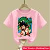 New Dragon Ball Z T Shirt Children New Kawaii 2025 Funny Summer Cartoon T-shirt for Boys Girls Kid Clothing Unisex Short Sleeves
