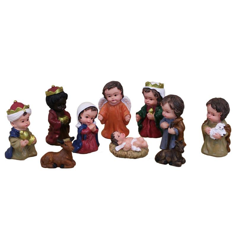Model Doll Simulated Birth Jesus Figurine Micro Landscape Decoration Garden