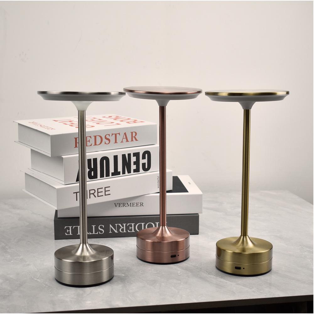 Cross-border LED Touch Table Lamp: Night Light & Decorative Atmosphere for Restaurant Bars & Dining Tables - Minimalist Design