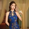 1011 Summer New Cheongsam Female Slim National Style Daily Slim-fit Improved Dress Single-layer Cold Feeling Versatile
