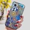 Phone Cover for OPPO Reno11 F 5G Case Black Silicone TPU Fashion Marble Print Shells for Oppo Reno 11F Protective Capa Soft Bags