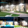 Waterproof Solar Light LED Motion Sensor Outdoor with Remote Control Wall Light Garden Courtyard Decoration Garage Lighting
