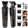 Multi-Functional Hair Clipper with Digital Display Multiple Guide Combs 3-Color Options for Men's Grooming