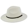 Retro Plush Jazz Multi Color Flat Big Brimmed Hat With Fashionable Personality
