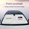 Car Windshield Front Sunshade Sun Visor UV Rays Keep Car Cooler For M Emblem E46 E36 E34 F10 E90 F30 E60 F30 E53 E30 E92 E87