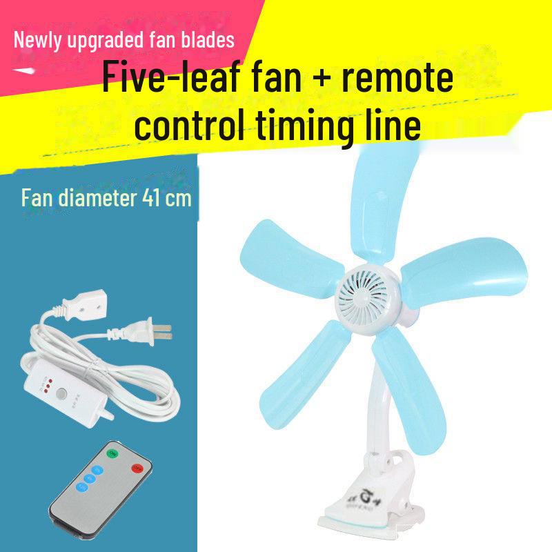 Compact Clip-On Fan for Dorms and Bedrooms - Powerful Wind, Ideal for Beds, Versatile Hanging or Stand Use