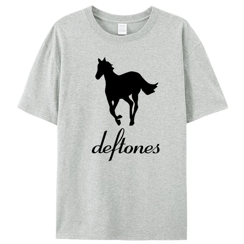2024 Deftones Merch Chino Moreno Diamond Men's T-shirt Short Sleeve Tees Men's Loose T-shirt Men's Tops New Brand Men's Clothes