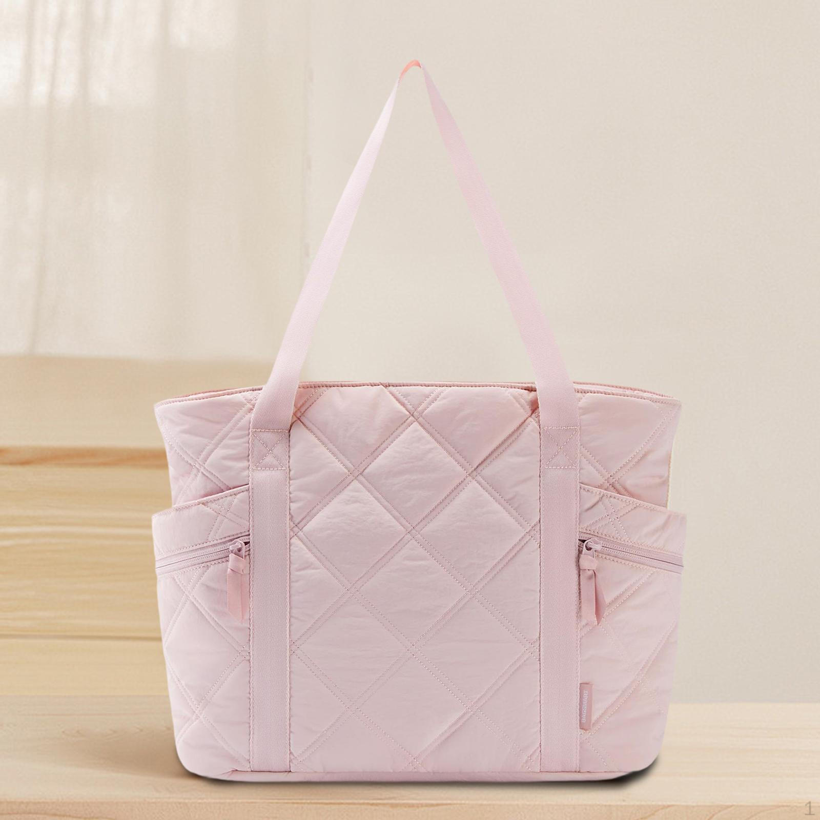 

Сумка для женщин Повседневная Универсальная с боковым шопингом Поездки Путешествия Подарок розовый