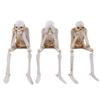 Spooky Atmosphere Halloween Skull Figurines Resin Material Skeleton Decoration  Home Decor