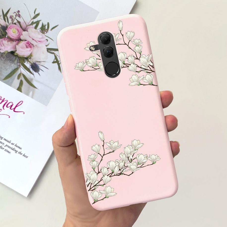 For Huawei Mate 20 Lite Case SNE-LX1 SNE-LX2 SNE-LX3 Protect Cover Popular Flower Soft Silicone Funda For Mate20 Lite Phone Case