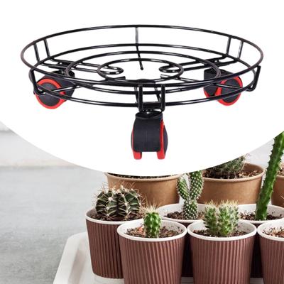 Movable Planter Stand with Detachable Wheels for Indoor And Outdoor Use
