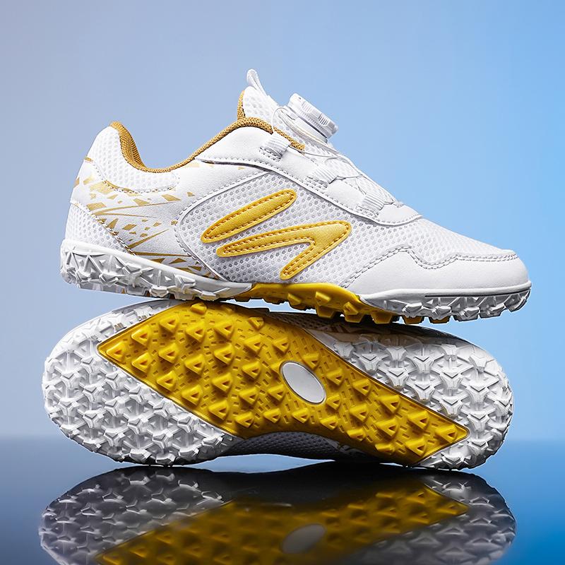 New Men Kids Professional Non-Slip Football Boots Ultralight Training Shoes Soccer Shoes Boys Match Cleats Grass Drop Shipping