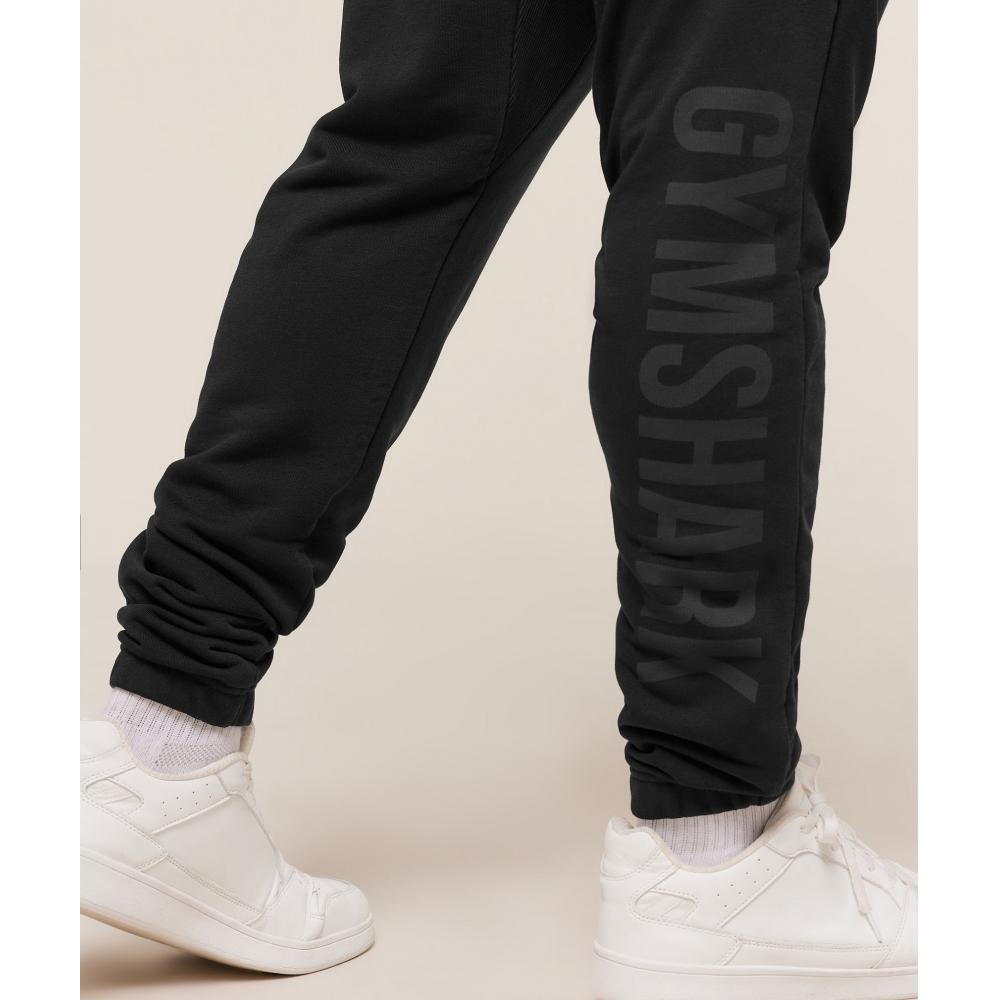 Gymshark Power Joggers Tall Black Asphalt Grey A3c2e Bcyl