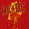 AC/DC Unisex Adult Tie Dye Bolt T-Shirt