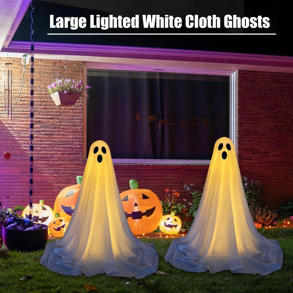 Spooky Halloween Ghost Decor Halloween Decorations Outdoor Outdoor Porch Decor for Pathway Front Door Yard Garden Lawn Backyard