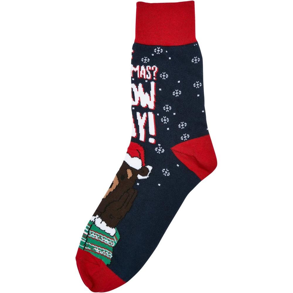 Urban Classics Childrens/Kids Dog Christmas Socks (Pack of 3)