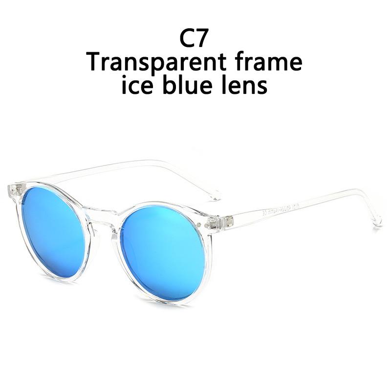Fashion Polarized Sunglasses Soft Transparent Color Frame Clear Lens Sun Glasses Classic Vintage Sunshades For Men&Women