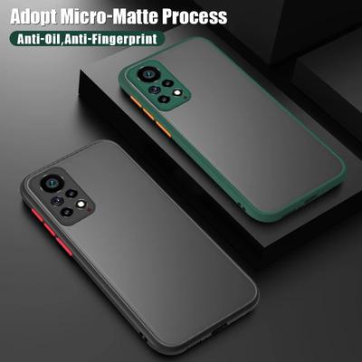 Matowe silikonowe twarde etui Skin Feel Dla Xiaomi Redmi Note 11 10 9 Pro 11S A1 Plus 10C 9T 9AT 9C NFC Poco X4 X3 NFC M2 M3 M4 Pro 4G 5G Pokrowiec z TPU