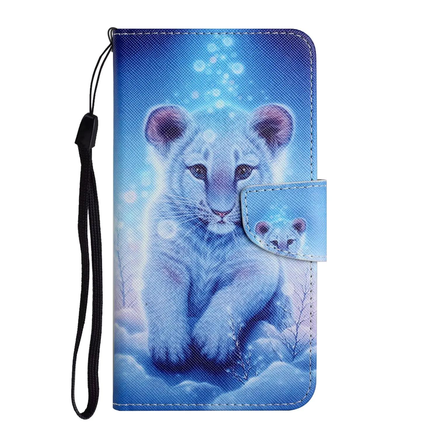 

Leather Flip Phone Case For iPhone 15 Pro Max 14 Pro Max 14 Plus Cat Butterfly Painted Wallet Card Holder Phone Cover Bags iPhone 14