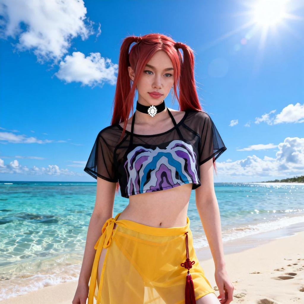 Hot Anime And TV Drama Characters. Female Protagonist Group's Adult Cosplay Outfits. The Same Elements Swimsuit Cosplay Performance Costumes.