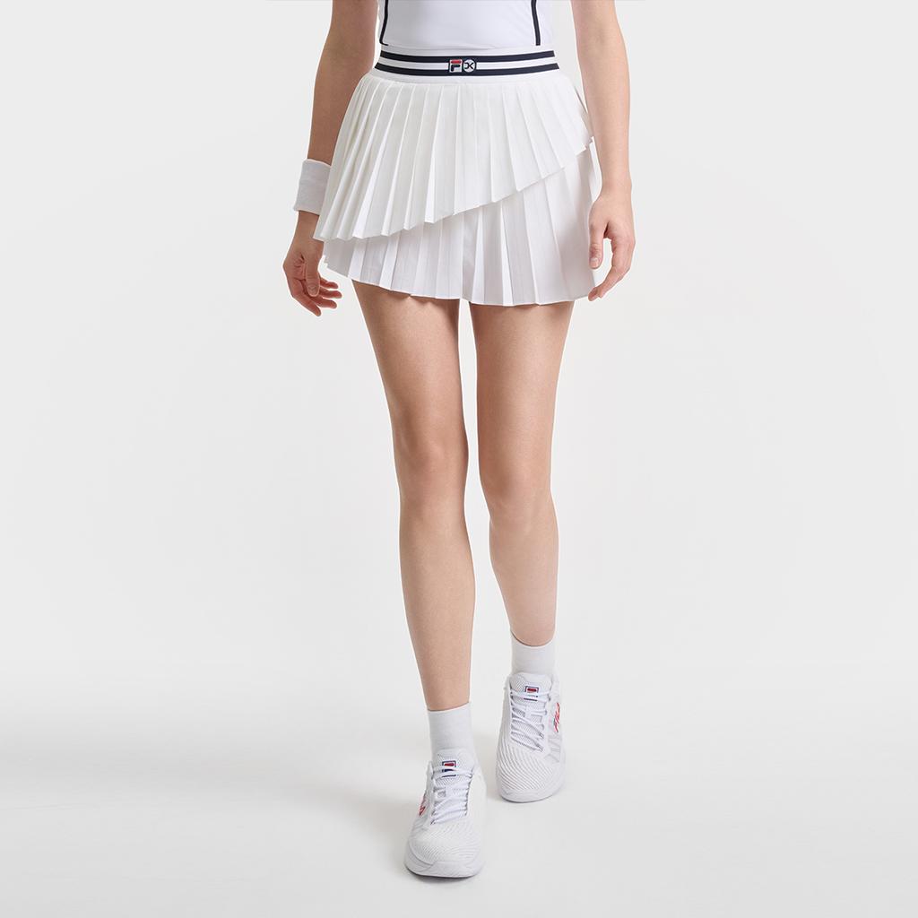 New FILA TENNIS Casual Short Skirts Women's Jade White A11W523322FWT