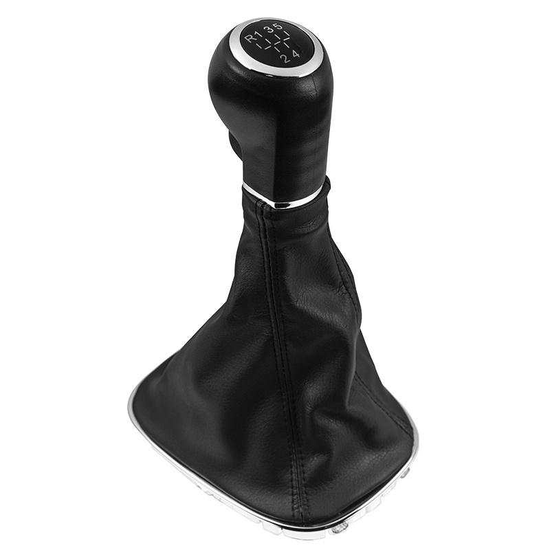 Bilstyling 5/6-växlad Bilväxelväljare Växelspak Växelspaksknopp Damaskskydd För Opel/Vauxhall Corsa D 2006 2007 2008 2009 2010-2014