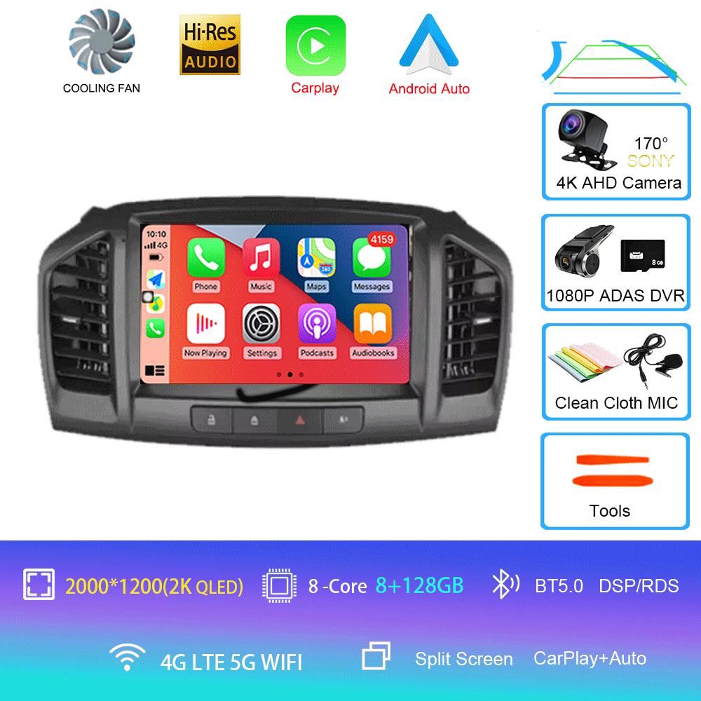 Android13 Car Radio Carplay For Buick Regal 2009-2013/Opel Insignia 2008-2012 Navigation Multimedia Video Player WIFI 360 camera