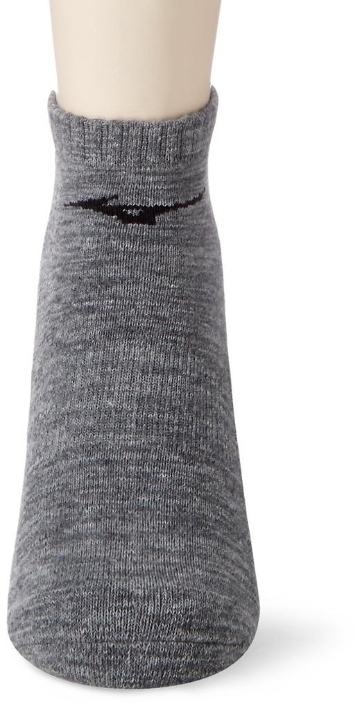 Mizuno Training Wear Ankle Gray Japan Sizes to Japanese Size 3-Piece Socks, 32JX8201, Heather, 25-27 (equivalent XL)