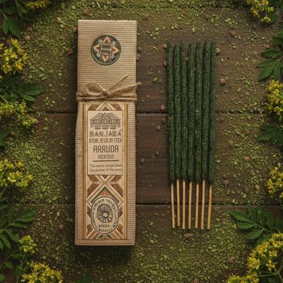6x Arruda Rue Incense Sticks for Protection and Cleansing