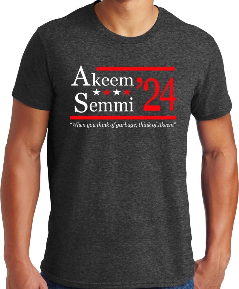 PubliciTeeZ Big and Tall Funny Akeem Semmi Campaign T-Shirt Unisex T-Shirt XL