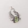 Green Amethyst Silver Pendant, 925 Sterling Silver Amethyst Gemstone Jewelry For Wedding Gift CP-42-11