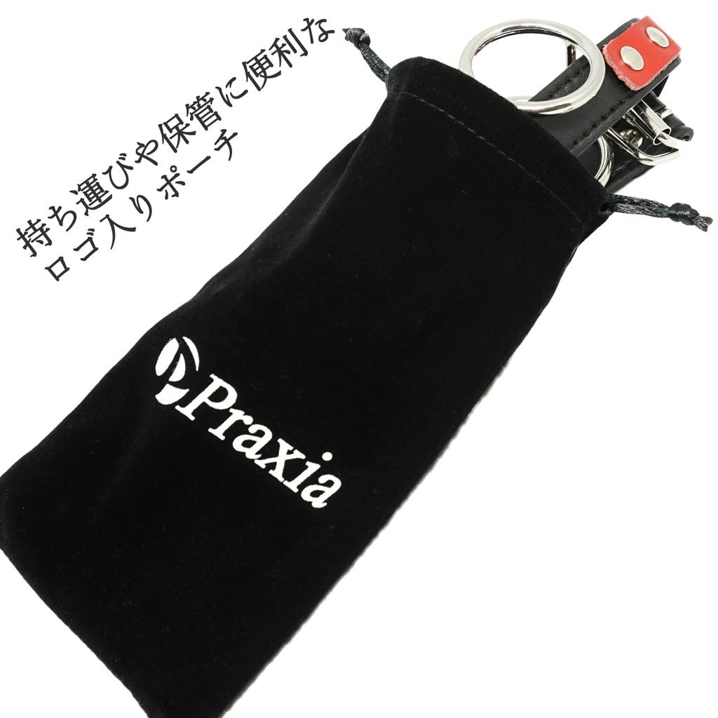 Praxia Metal Gag with Double Ring Mouth Mouth Mouth SM Goods Logo - Gag, Gag, Opener, [Includes Pouch/Cleaning Cloth]