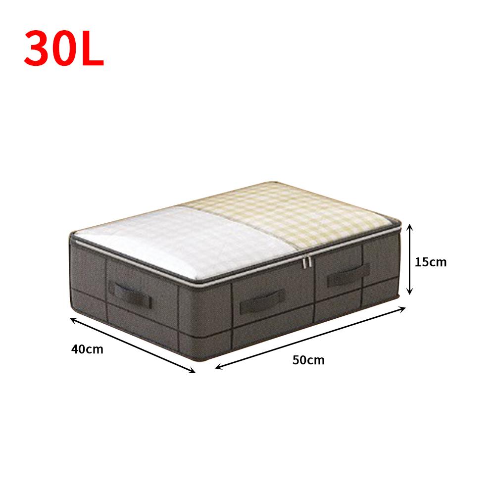 

Large Capacity Foldable Quilt Storage Bag Transparent Clothes Organizer Box for under Bed Home Bedroom Dormitory Organizer Bag