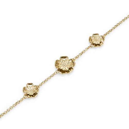[Olivia Burton] Authorized Dealer Bracelet for Women 24100244 [Signature] Tudor Rose Bracelet Gold