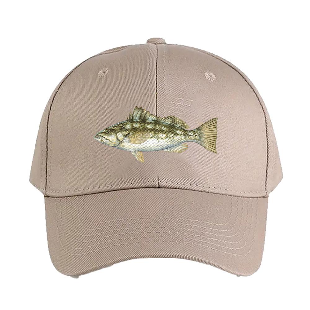 Seabass Shaped Caps Summer Adult Baseball Cap Adjustable with Curved Brim Duckbill Hat Protection Sun Hats Casual
