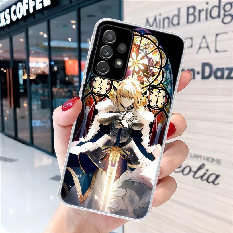 Fate Zero Stay Night Saber For Samsung Galaxy A15 A14 A13 A12 A55 A54 A53 A52 Phone Case A32 A35 A34 A33 A25 A24 A23 A22 A04S A0